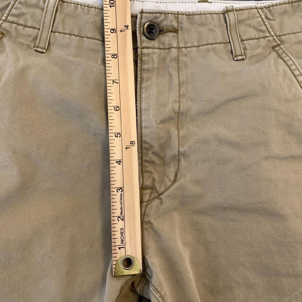 Levi's Chino Shorts Mens 30 Beige Khaki Lot Of 2 Cotton Flat Front Pockets - Picture 6 of 16